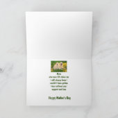 Happy Mother's Day Golden Retriever Hunde Tier Karte (Innenseite)