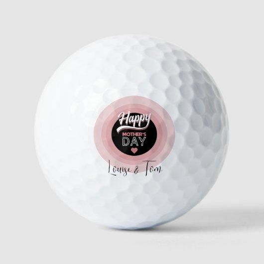 Happy Mother's Day Golfball (Vorderseite)