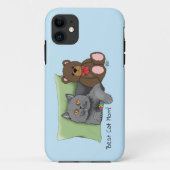 Happy Mother's Day Gray Cat Case-Mate iPhone Hülle (Rückseite)