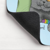 Happy Mother's Day Gray Cat Mousepad (Ecke)