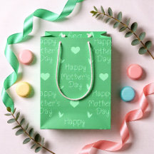 Happy Mother's day green script