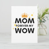 Happy mother's day greeting card (Stehend Vorderseite)