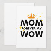 Happy mother's day greeting card (Vorne/Hinten)