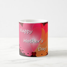 Happy Mother's Day Heart Kaffeetasse