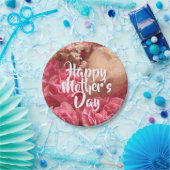 Happy Mother's Day Heart Rose Pappteller (Party)