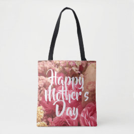 Happy Mother's Day Heart Rose Tasche