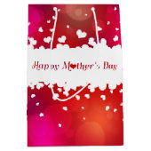 Happy Mother's Day Hearts Mittlere Geschenktüte (Vorderseite)