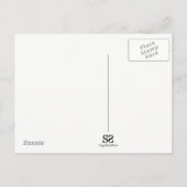 Happy Mother's Day Hearts Postkarte (Rückseite)