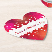 Happy Mother's Day Hearts Untersetzer (angewinkelt)