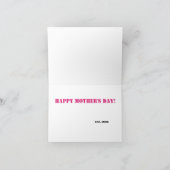 Happy Mother's Day hübsch Cherries Obst Mama Karte (Innenseite)