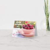 Happy Mother's Day hübsch Cherries Obst Mama Karte (Vorderseite)