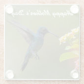 Happy Mother's Day Hummingbird Untersetzer (Rückseite)