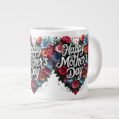 Happy Mother's day Jumbo-Tasse (Vorderseite Rechts)