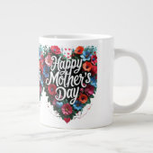Happy Mother's day Jumbo-Tasse (Rechts)