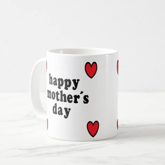 Happy Mother's Day Kaffeetasse (Vorderseite Links)