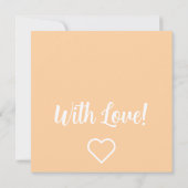 Happy Mothers day. Karte (Rückseite)