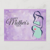 Happy Mother's Day - keine vorbestehende Bedingung Postkarte (Vorderseite)