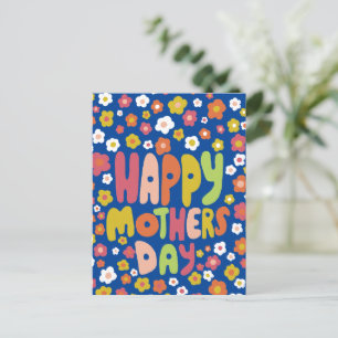 HAPPY MOTHERS DAY LÄSST Niedliche, individuell ang Postkarte