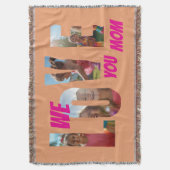 Happy Mother's Day Love Decke (Vorderseite Vertikal)