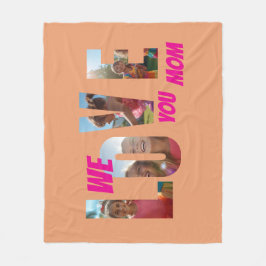 Happy Mother's Day Love Fleecedecke