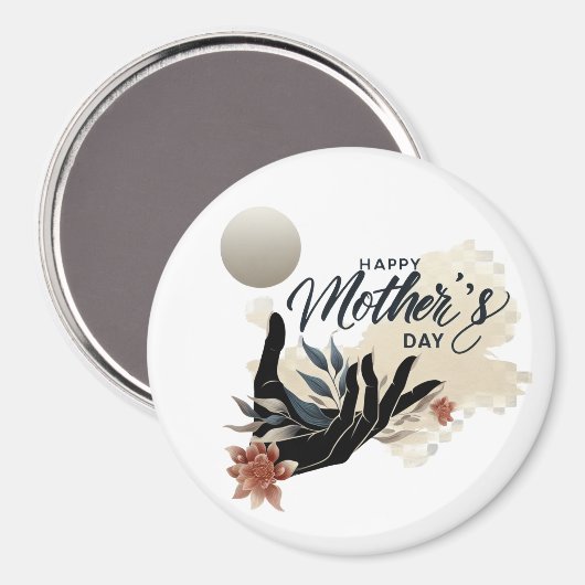 Happy Mothers Day Magnet (Vorderseite/Rückseite)