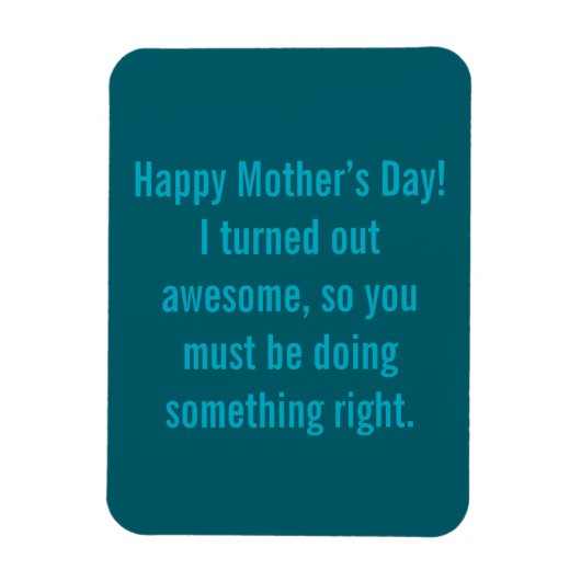 Happy Mothers Day Magnet (Vertikal)