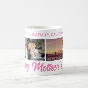 Happy Mother's Day Mama Rose Foto Grid Kaffee Tass Kaffeetasse