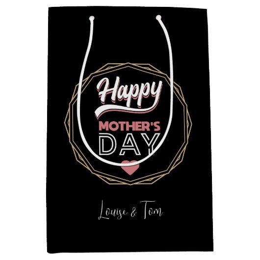 Happy Mother's Day Mittlere Geschenktüte (Vorderseite)
