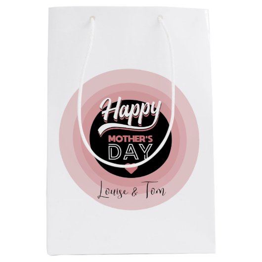 Happy Mother's Day Mittlere Geschenktüte (Vorderseite)