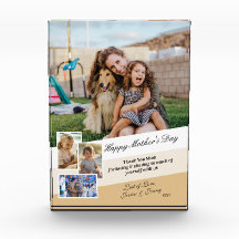 Happy Mothers Day Modern Foto Collage Display