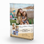 Happy Mothers Day Modern Foto Collage Display (Rechts)