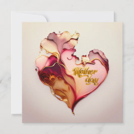 Happy Mother's Day moderne Holiday Card Feiertagskarte