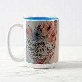 Happy Mothers day mug Zweifarbige Tasse (Links)