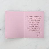 Happy Mother's Day My Daughter Karte (Innenseite)