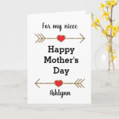 Happy Mother's Day Niece Karte (Gelbe Blume)