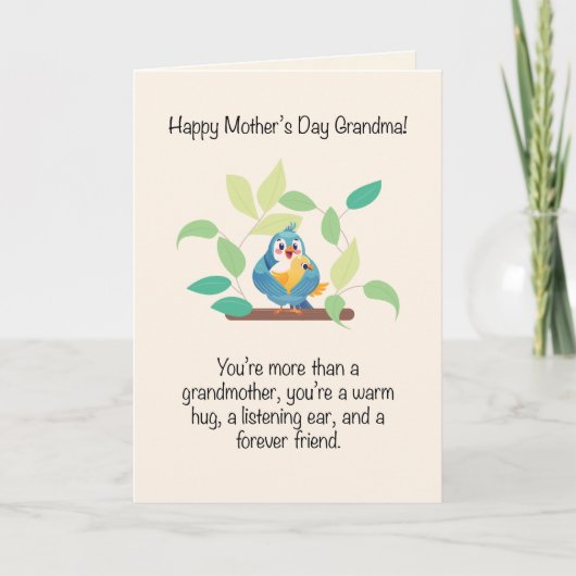 Happy Mother's Day Oma Feiertagskarte (Vorderseite)