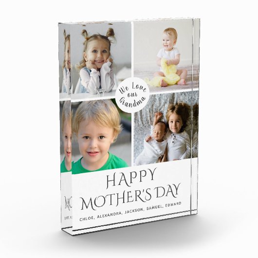 Happy Mother's Day Oma Foto Collage (Links)