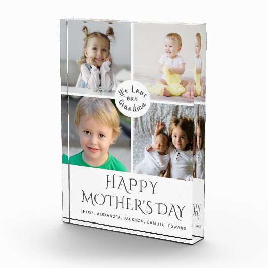 Happy Mother's Day Oma Foto Collage (Rechts)