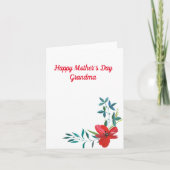 Happy Mother's Day Oma Karte (Vorderseite)