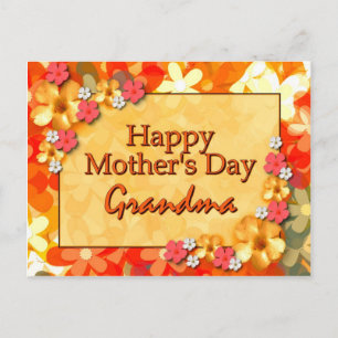 Happy Mother's Day Oma Postkarte