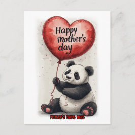 Happy Mother's Day on a Holiday Postcard Feiertagspostkarte