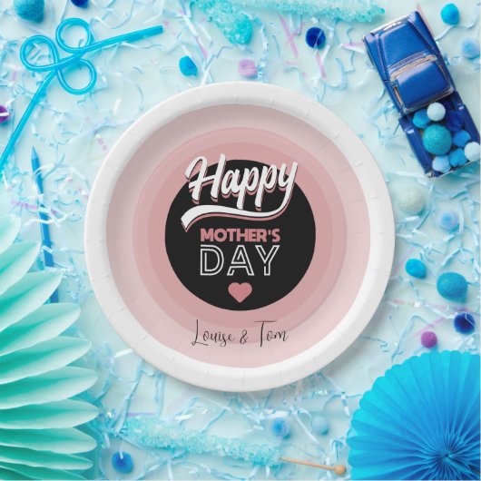 Happy Mother's Day Pappteller (Party)