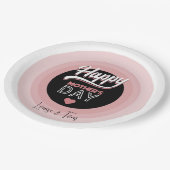 Happy Mother's Day Pappteller (Schrägansicht)