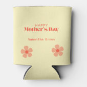 Happy Mother's day peach Blume rosa Dosenkühler (Vorderseite)