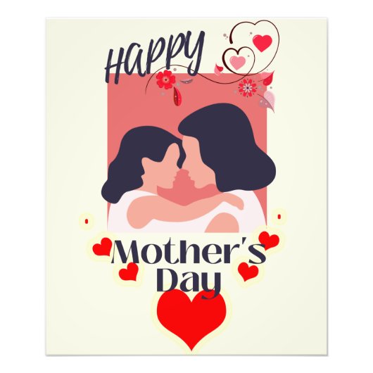 happy Mother's Day .   Photo Print Fotodruck (Vorne)
