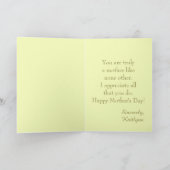 Happy Mother's Day Piano Karte (Innenseite)