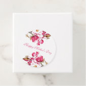 Happy Mother's Day Pink Floral Drehbuch Geschenkanhänger (Beispiel)