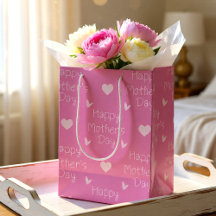 Happy Mother's day pink script