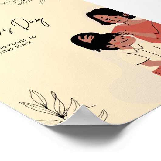 Happy Mother's Day Poster (Ecke)