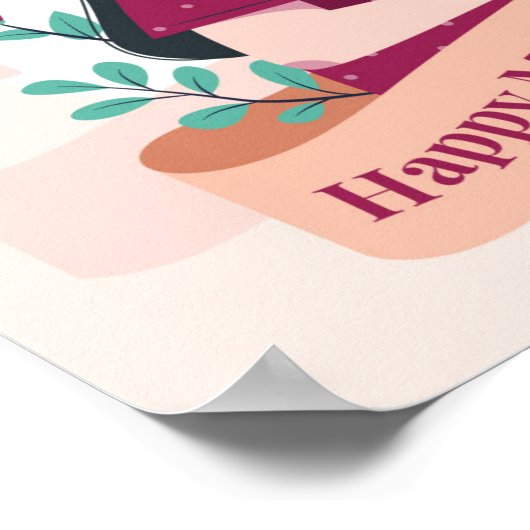 Happy Mother's Day Poster (Ecke)